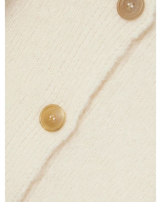 Haikure Natural Jill Distressed Knitted Cardigan