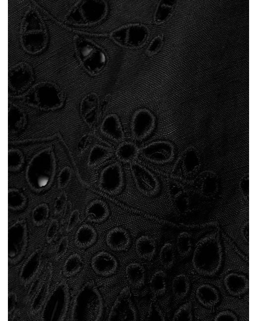 Sea Black Lula Mehrlagiges Minikleid Mit Lochstickerei