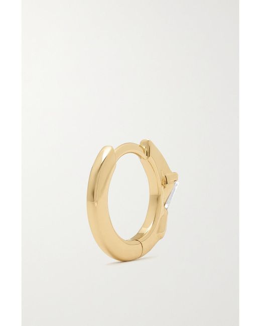 Suzanne Kalan Natural 18-Karat Diamond Hoop Earrings