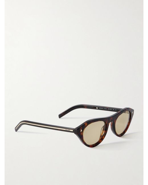 Prada Brown D-Frame Acetate Sunglasses