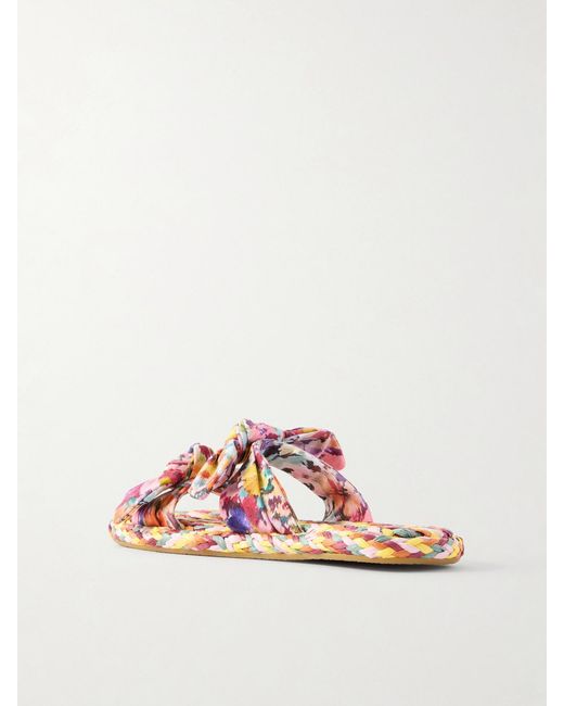 Zimmermann Multicolor Carousel Woven Slides