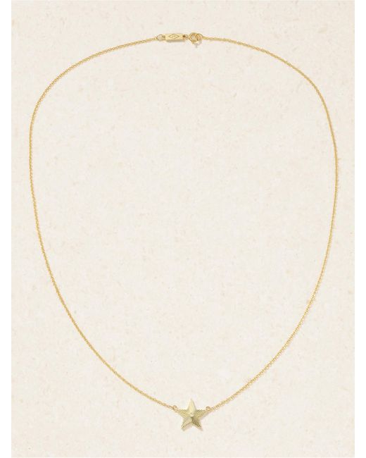 Jennifer Meyer Natural Mini 70S Star 18-Karat Diamond Necklace