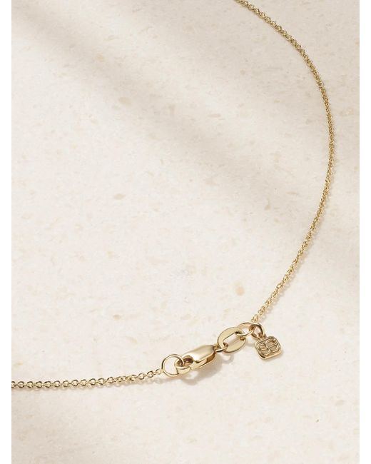 Sydney Evan Natural Ace Of Diamonds 14-Karat Diamond Necklace
