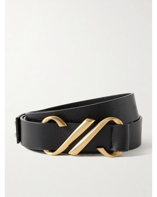 Proenza Schouler Black Gürtel Aus Strukturiertem Leder