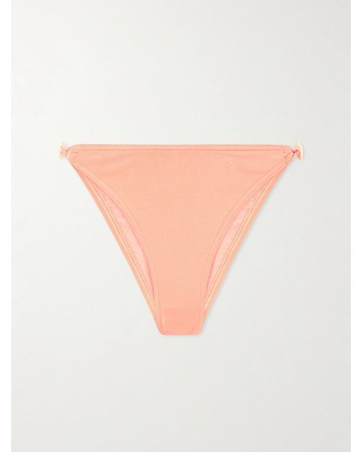 Eres White Margaux Side-Detail Bikini Bottom