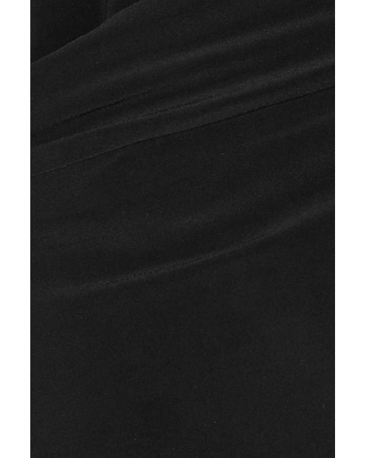Norma Kamali Black Strapless Knee-length Fitted Dress