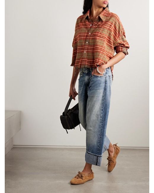 R13 Blue X-Boyfriend Jeans