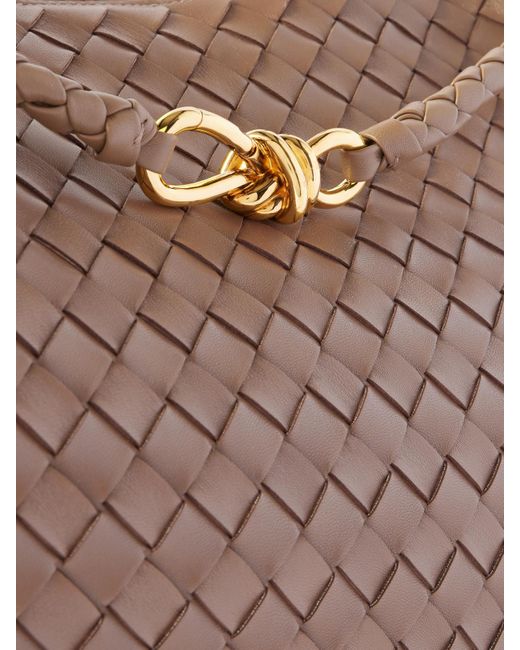 Bottega Veneta Brown Andiamo Large Intrecciato Leather Tote