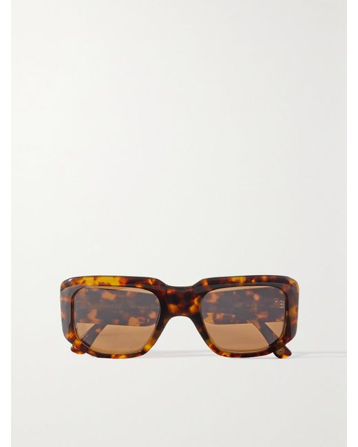 Kimeze Multicolor Net Sustain Amon Oversized Square-Frame Acetate Sunglasses