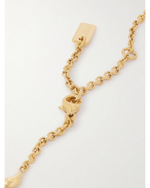 Chloé Metallic Goldfarbene Kette