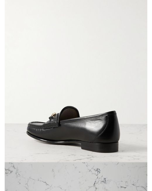 Gucci Black Horsebit 1953 Leather Loafers