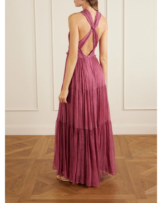 red pleated dress Pleated Mini Dress-Red main image 1