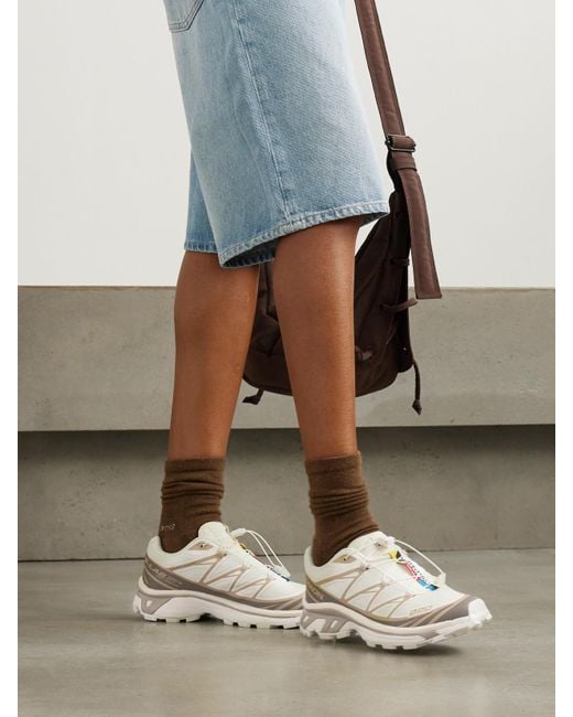 Salomon Natural Xt-6 Sneakers Aus Mesh Mit Gummibesätzen