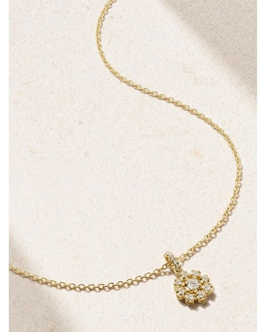 Jennifer Meyer Natural Small 18-Karat Diamond Necklace