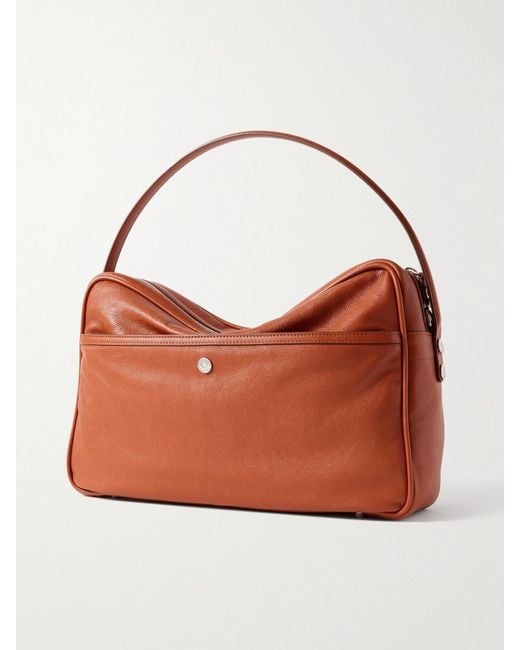 Sac À Main En Cuir À Ornement Medium Acne en coloris Brown