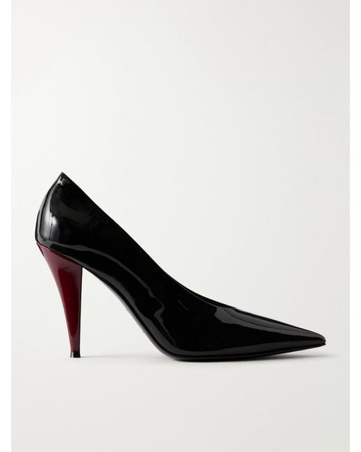 Givenchy Black Patent-Leather Pumps