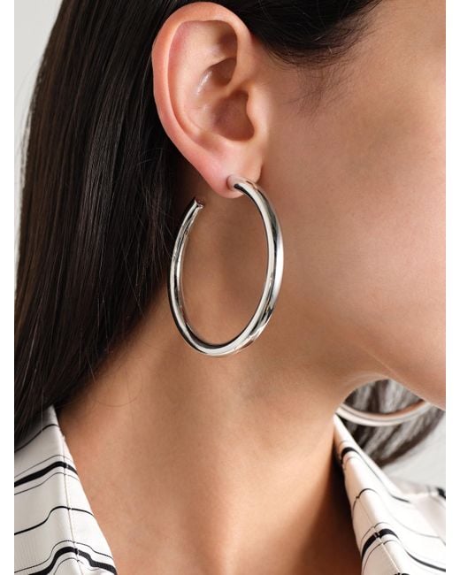 Jennifer Fisher Natural Natasha-Plated Hoop Earrings