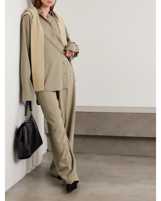 Totême  Natural Classic Woven Shirt