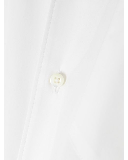 Ralph Lauren White Damien Embroidered Cotton-Poplin Shirt