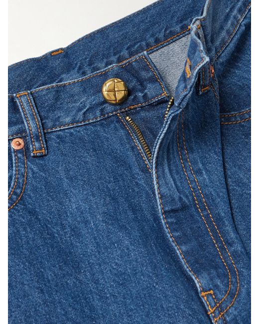 Blazé Milano Blue Nariida Java Hoch Sitzende Jeans Mit Weitem Bein Und Stickerei