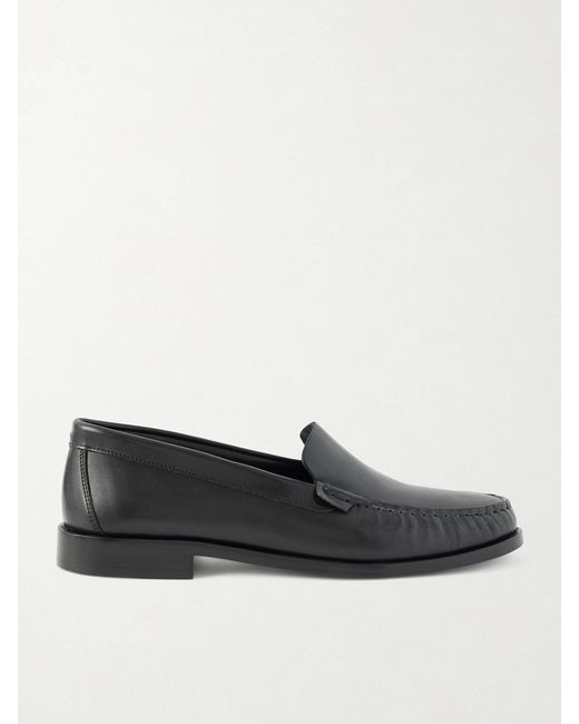 Aeyde Black Arthur Leather Loafers