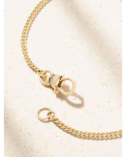 Lucy Delius Natural Baby Pocket Watch 14-Karat Diamond Necklace