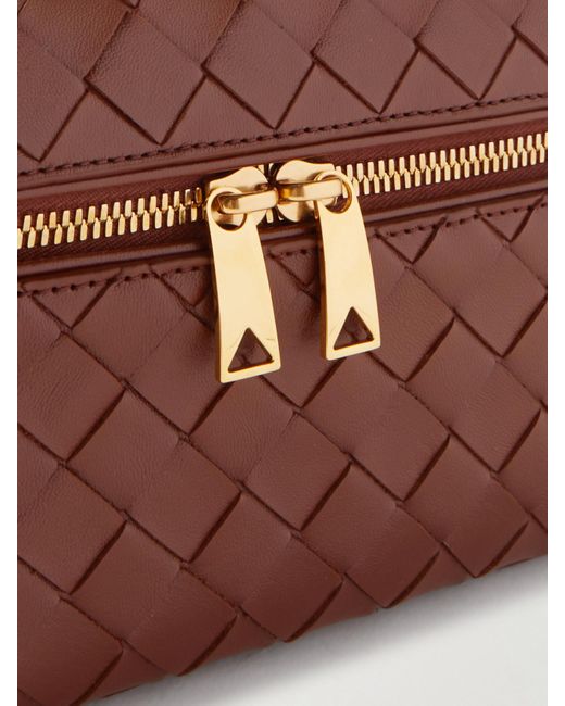 Bottega Veneta Brown Bang Bang Intrecciato Leather Tote