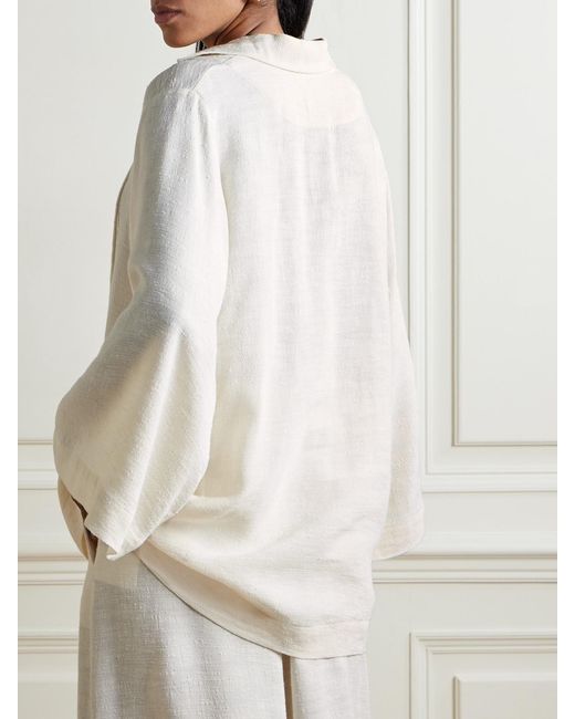 Lisa Marie Fernandez Natural Woven Tunic