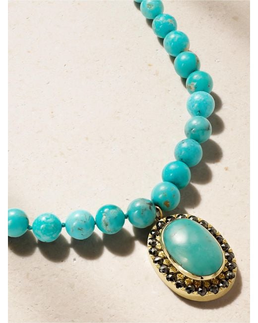 Ileana Makri Green 18-Karat, And Diamond Necklace