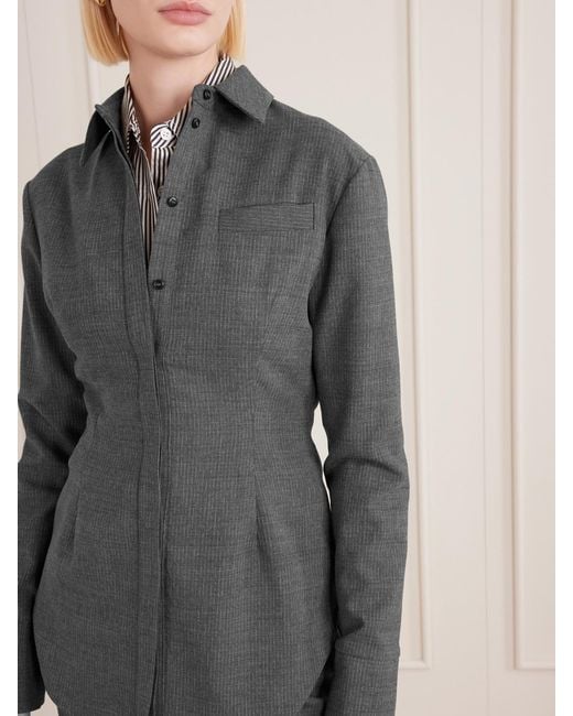 TOVE Gray Elvin Woven Shirt