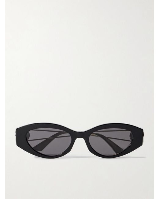Dior Metallic 30Montaigne B6I Cat-Eye Acetate And- And-Tone Sunglasses