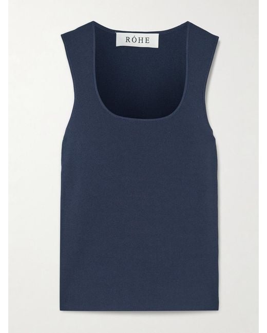 Rohe Blue Knitted Tank