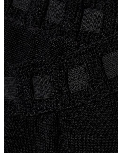 Bode Black Johnny Cotton Straight-Leg Pants