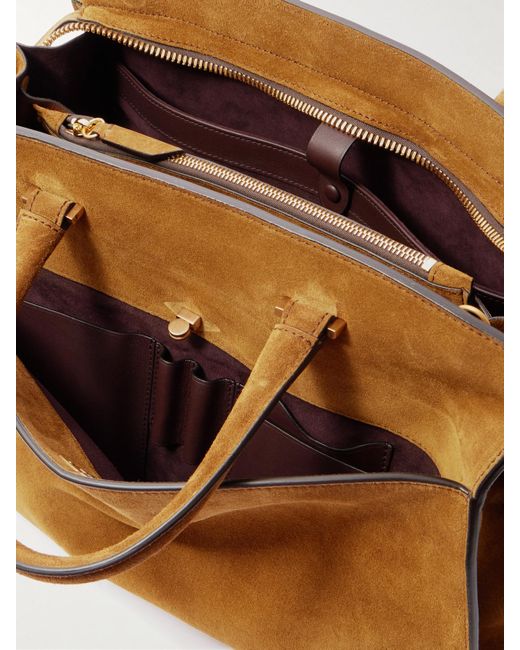 Metier Natural Private Eye Medium Suede Tote