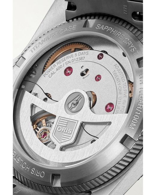 Oris Blue Propilot X Calibre 400 Automatic 39 Mm Uhr Aus Titan