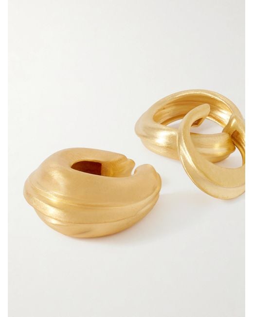 Completedworks Natural Set Of Three-Plated Ear Cuffs