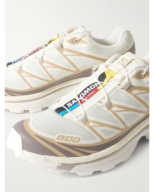 Salomon Natural Xt-6 Sneakers Aus Mesh Mit Gummibesätzen