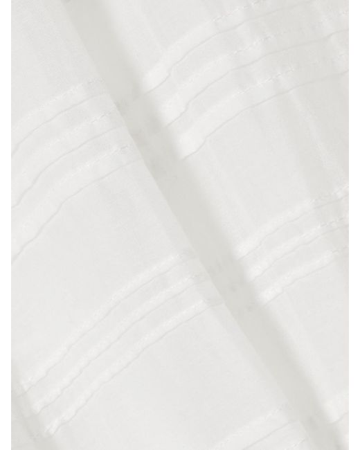 Isabel Marant White Polly Lace-Trimmed Organic Cotton-Voile Blouse
