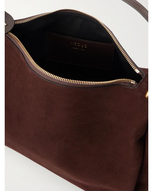 Neous Brown Scorpius Leather Tote