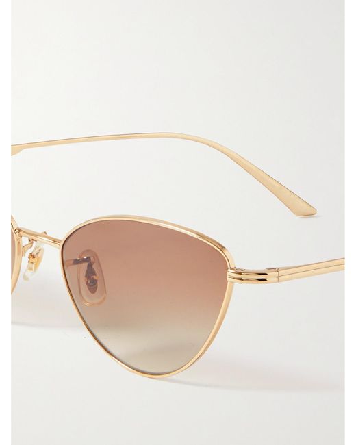 Oliver Peoples Natural Khaite 1998C Cat-Eye-Tone Sunglasses