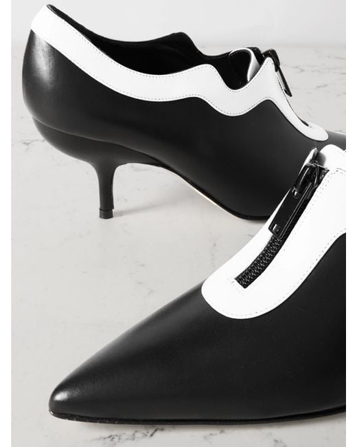 Manolo Blahnik Black Zeynep 70 Leather Pumps