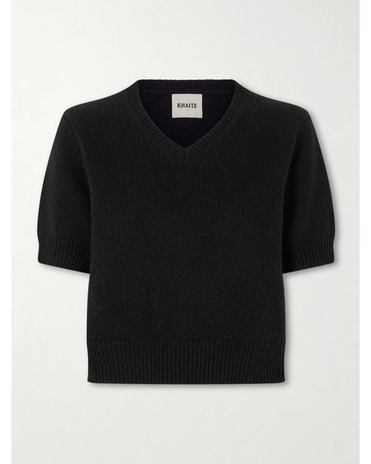 Khaite Black Jas Cashmere Sweater