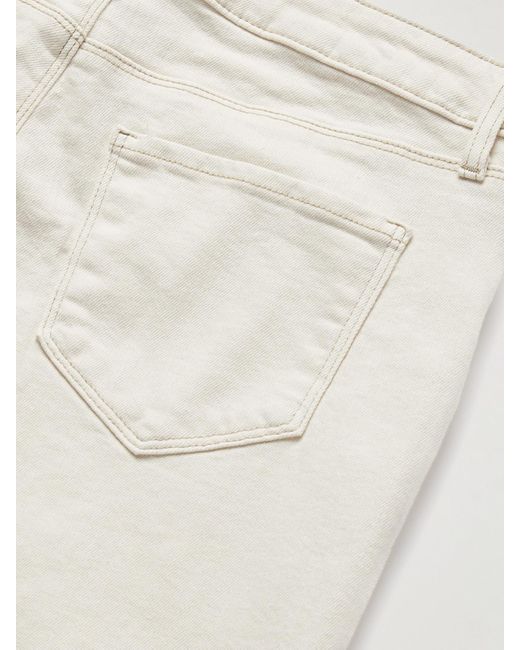 Jean Large Taille Haute En Coton Mélangé Stretch Scottie L'Agence en coloris White