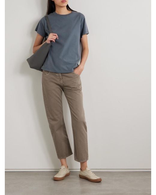 The Row Natural Riaco Verkürzte, Tief Sitzende Jeans Mit Geradem Bein