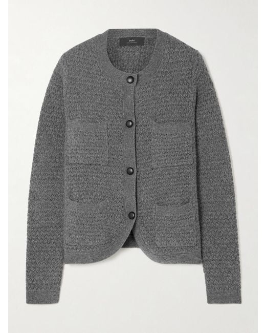 arch4 Gray Tulip Cardigan Aus Gehäkeltem Kaschmir