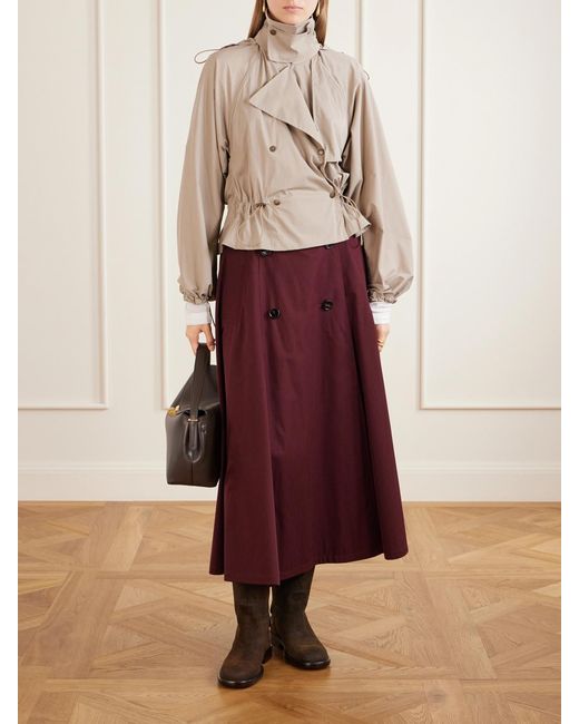 Burberry Natural Cropped Shell Jacket
