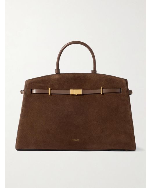 DeMellier London Brown The Hudson Suede Tote
