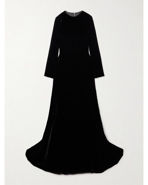 Dolce & Gabbana Black Velvet Gown