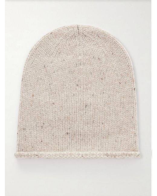Johnstons Natural Tiree Cashmere Beanie