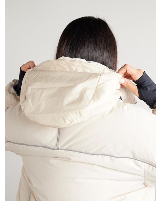 Moncler Natural Padded Hooded Down Ski Jacket